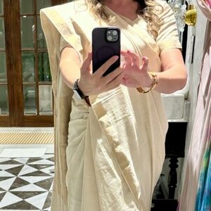 Tan Handmade Saree